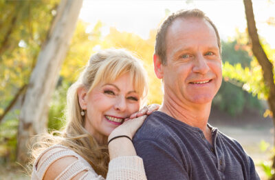 Middle-aged couple feeling great taking part of clinical study in Oklahoma